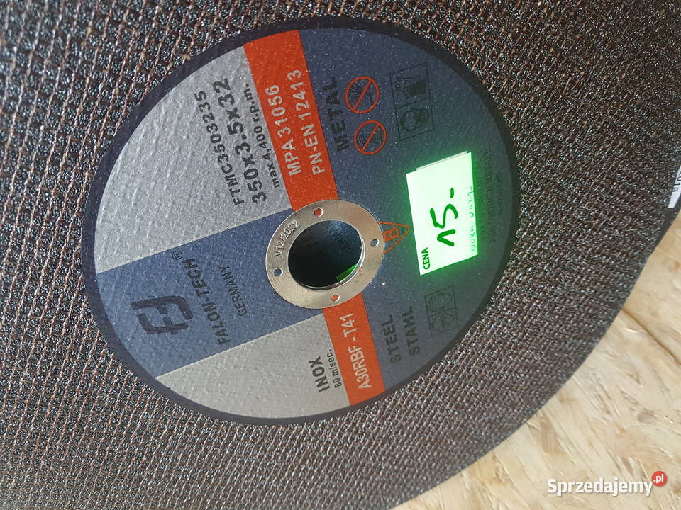 FALONTECH Tarcza do cięcia metalu 350 32 35m Elektryczne wielkopolskie Głogowa