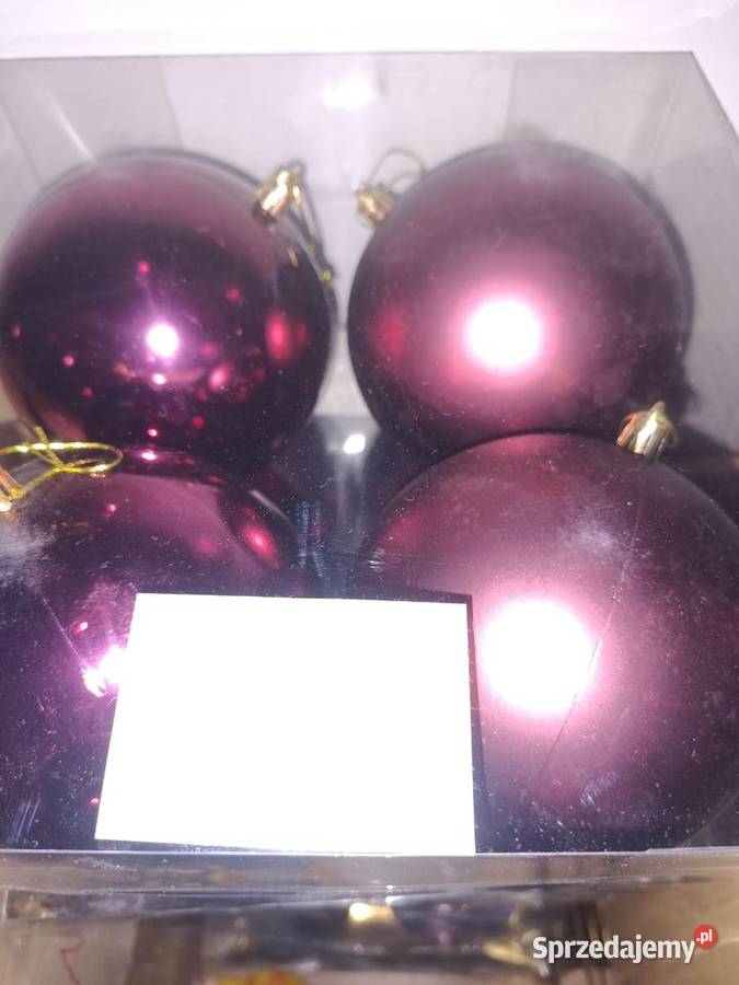 Bombki choinkowe 12 40sztuk małopolskie Łąkta Górna