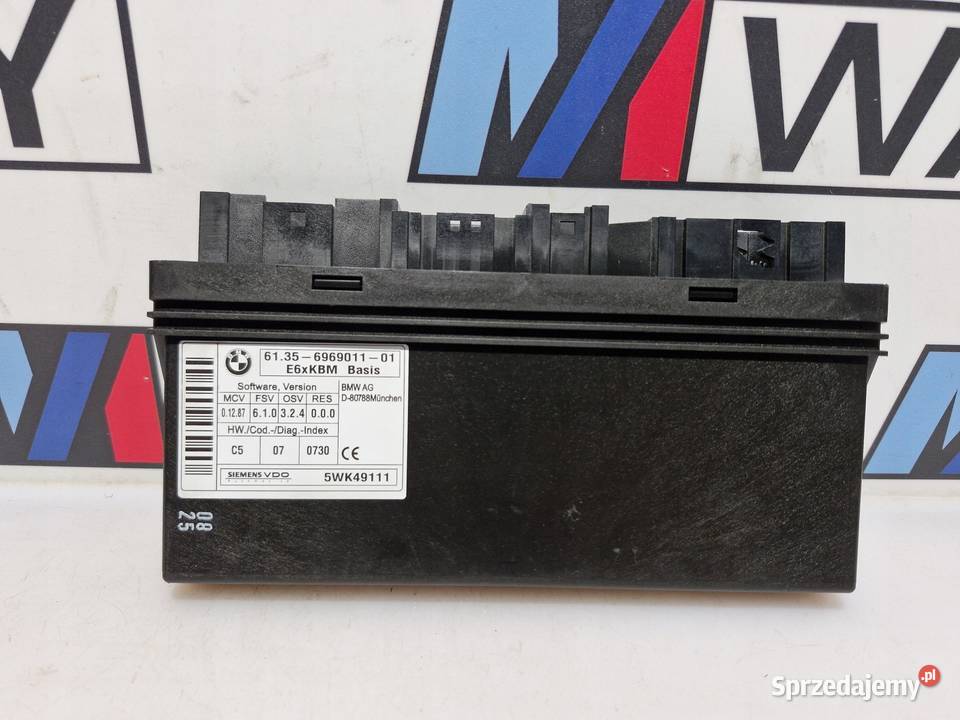 BMW 5 E60 E61 MODUŁ STEROWNIK KOMFORTU NADWOZIA osobowe Komputery