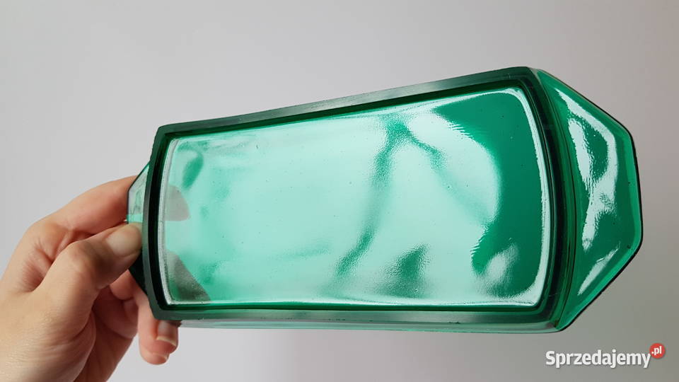 Zestaw TRÓJKĄTY cukiernica mlecznik taca Porcelana i szkło śląskie