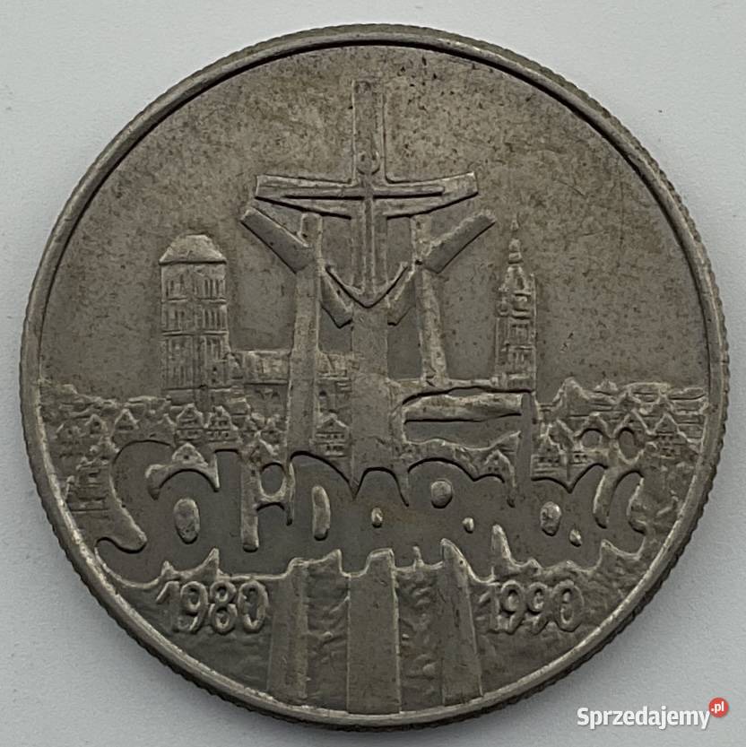 Zestaw 5 monet PRLmiedzionikiel Solidarność 3 Kraków