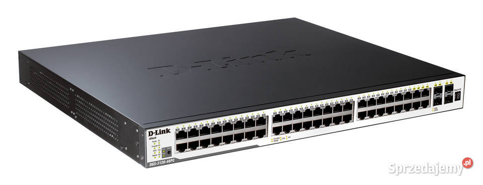 Switch zarządzalny DLink DGS312048PC NOWY switch Internet i komunikacja Warszawa