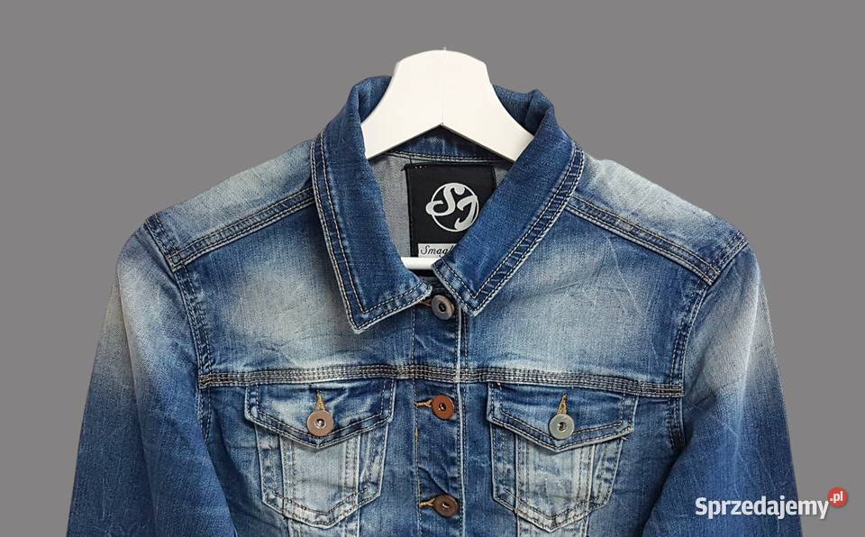 Damska kurtka jeansowa katana ciemno granatowa Chrzanów