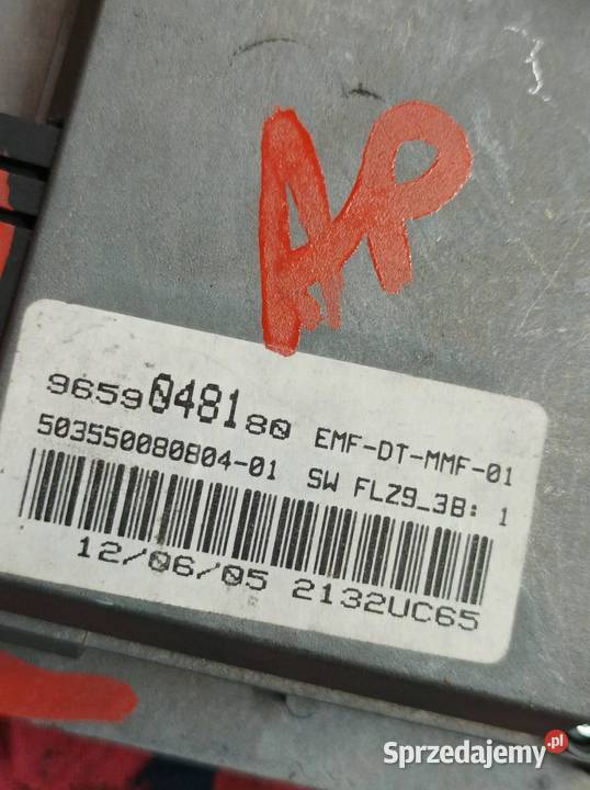 WYŚWIETLACZ 9659048180 Peugeot 607 I 19992010