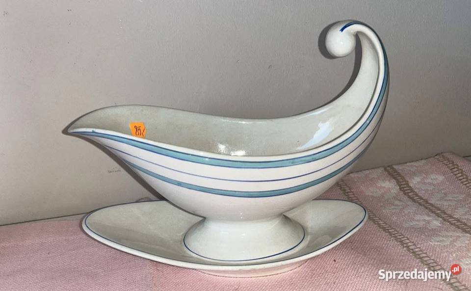 Sosjerka porcelanowa Sygnowana Rostrand Szwecja pomorskie