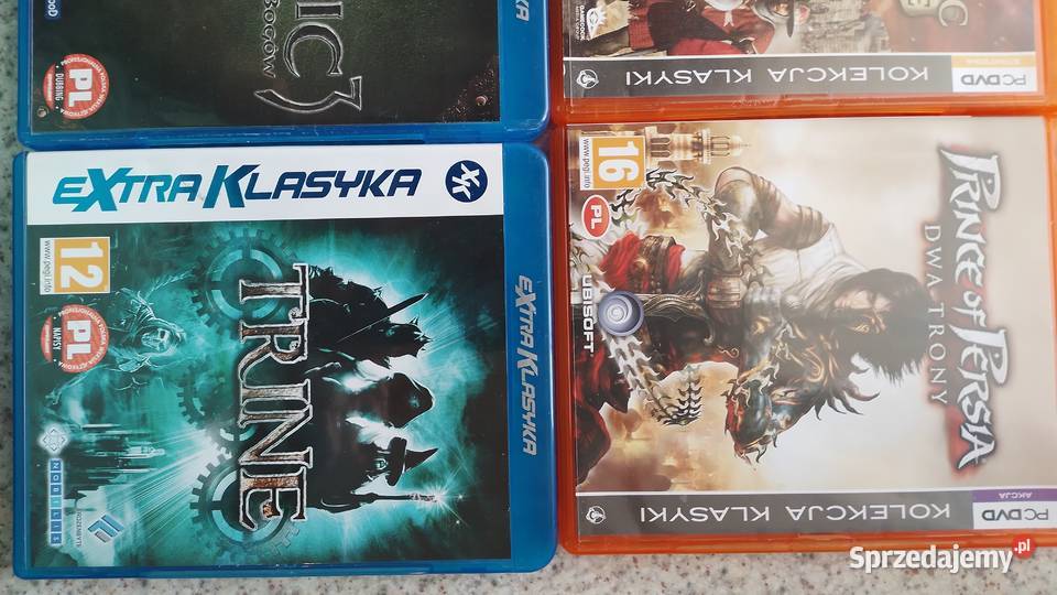 Duży zestaw gier komputerowych Warszawa