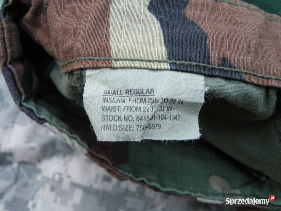 Spodnie bdu TRUSPEC woodland cotton small Wrocław