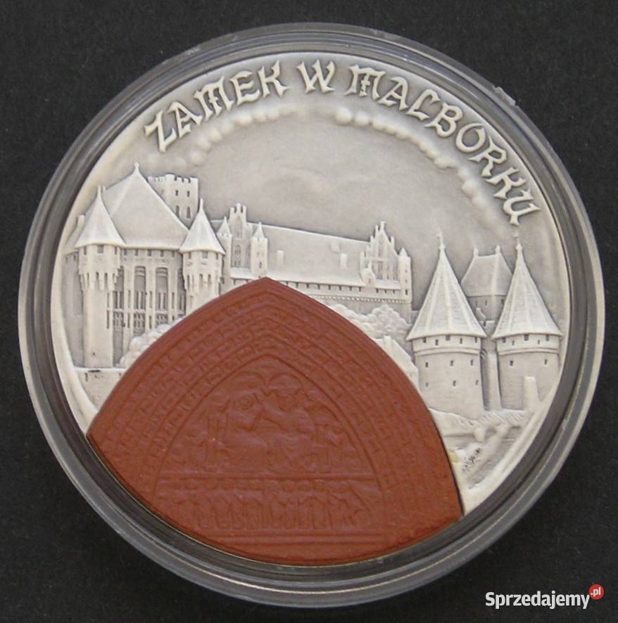 Polska 20 złotych 2002 SREBRO zamek w Malborku Łódź