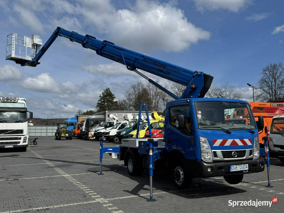 Nissan Cabstar Podnośnik Koszowy 22m RUTHMANN Widełki