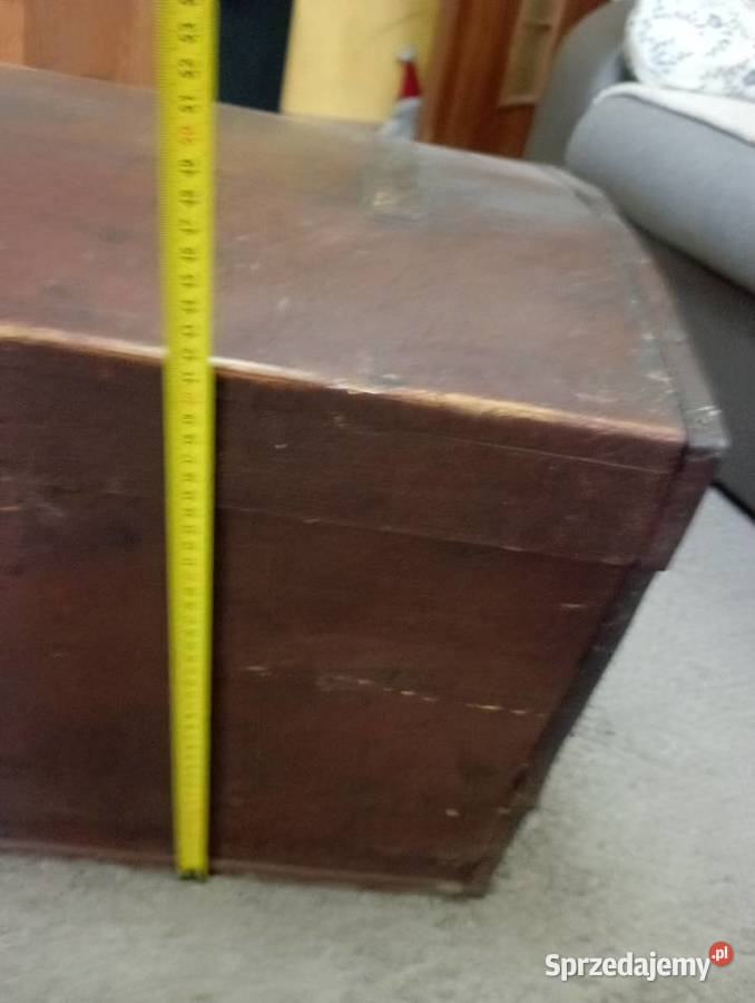 Stara skrzynia drewniana Konin