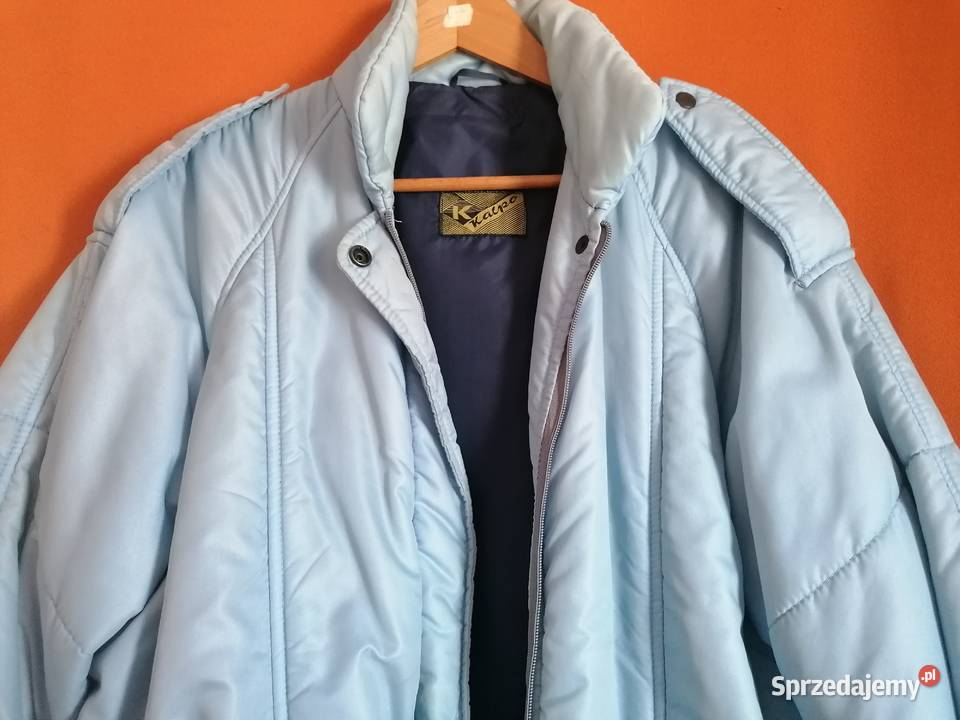 Kurtka jesienna ortalionowa niebieska L Bez wzoru Łódź