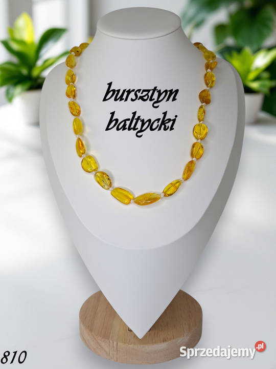 Korale z bursztynu bursztyn bałtycki bryłki