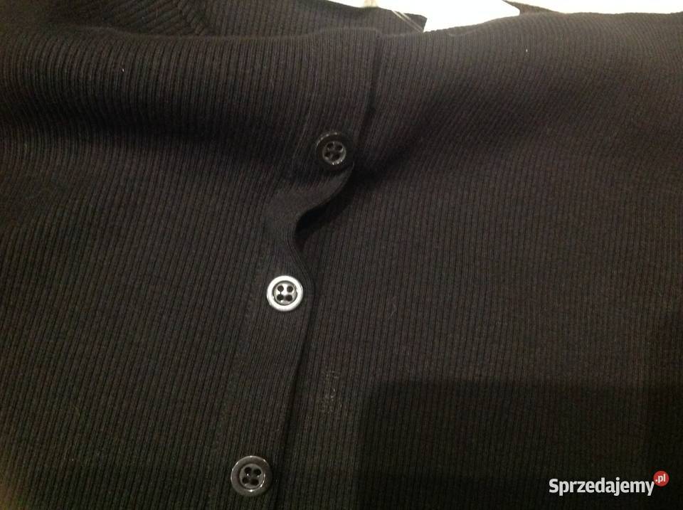 Crop Top Czarny Damski ZARA S SM Prążek NOWY Nowa Sól sprzedam