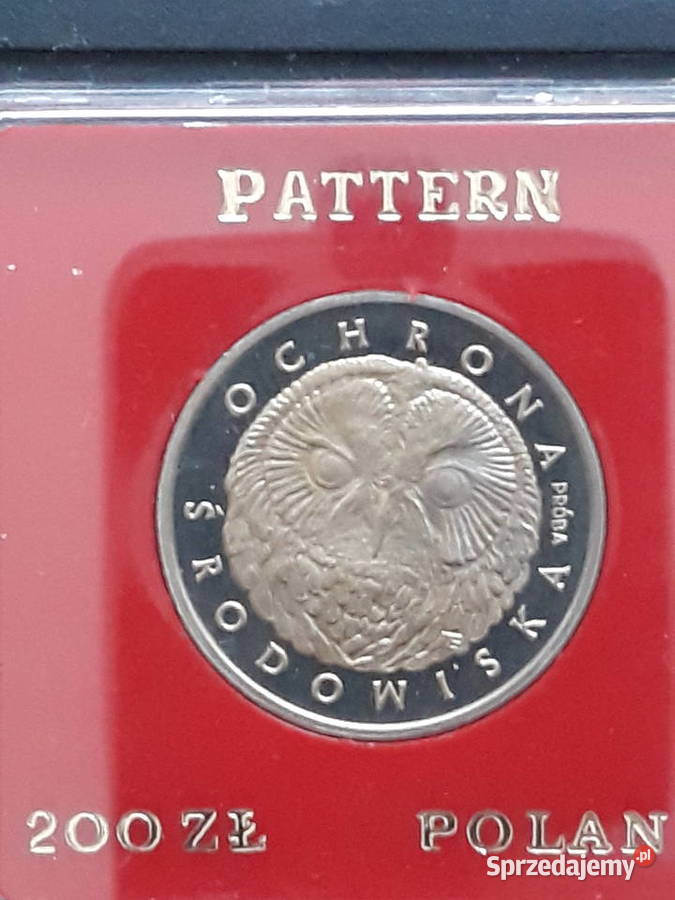 200 Sowa 1986 r Próba mennicze Konin