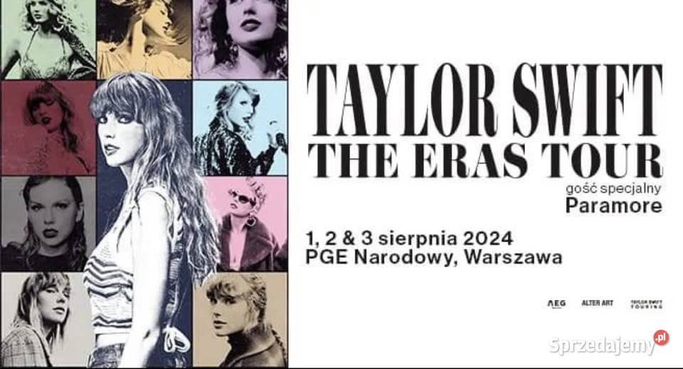 2 bilety Taylor Swift Warsaw