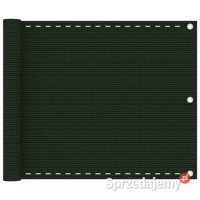 vidaXL Parawan balkonowy ciemnozielony 75x300 Warszawa