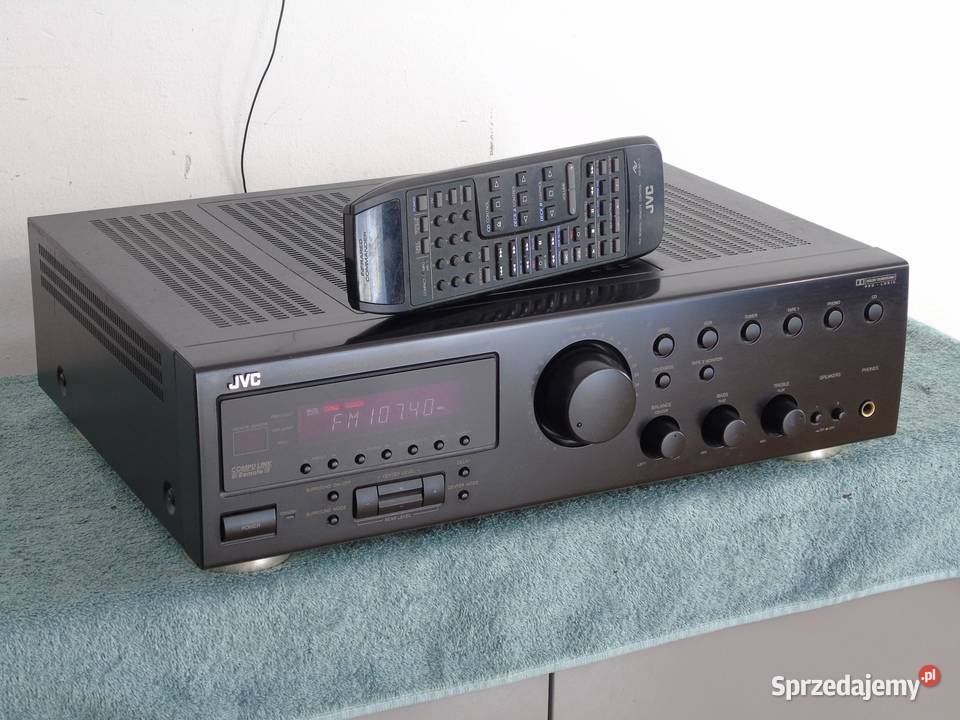 Wzmacniacz z radiem JVC RX416 pilot mocny i Amplitunery podkarpackie Jasło