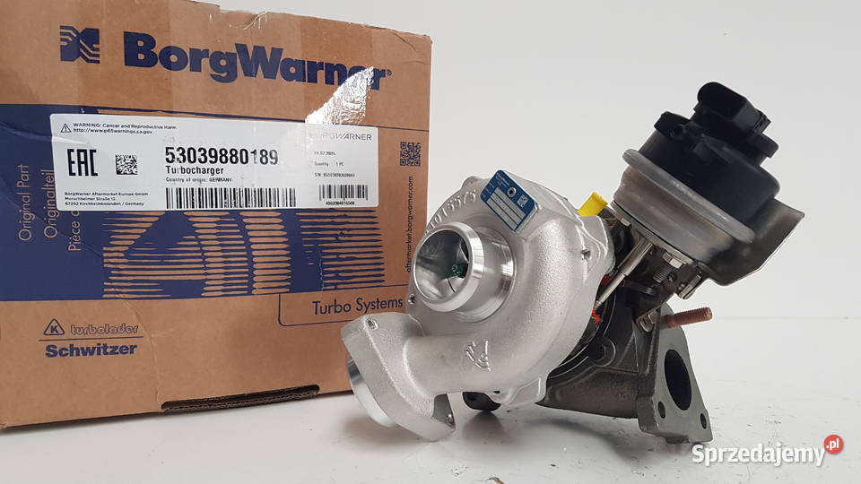 Turbosprężarka BorgWarner 53039880189 Siedlce