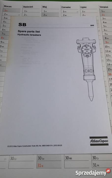 InstrukcjaKatalog części SB52 102 152 202 302 Szamotuły