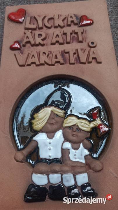 Kafel ceramiczny Jie Gandofta Sweden Szczęście