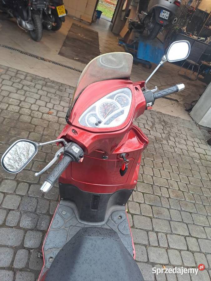 Kymco People 125 duże koła na ryby na grzyby