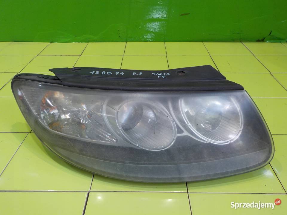 HYUNDAI SANTA FE II 22 CRDI 07r AUT lampa prawa osobowe Lampy przednie Suków sprzedam