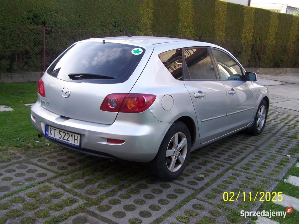Mazda 3 14 85 klima alu okazja Rok produkcji 2005 Tarnów sprzedam