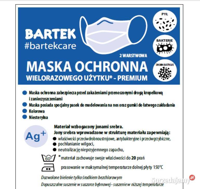 Maseczka ochronna BASIC 50 Mińsk Mazowiecki