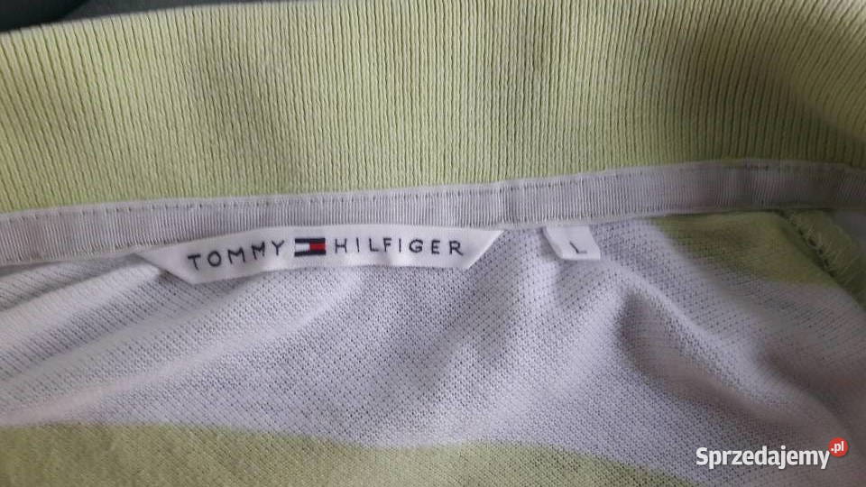 Koszulka polo damska Tommy Hilfiger biało Inny materiał Pozostałe Odzież damska Głuchołazy