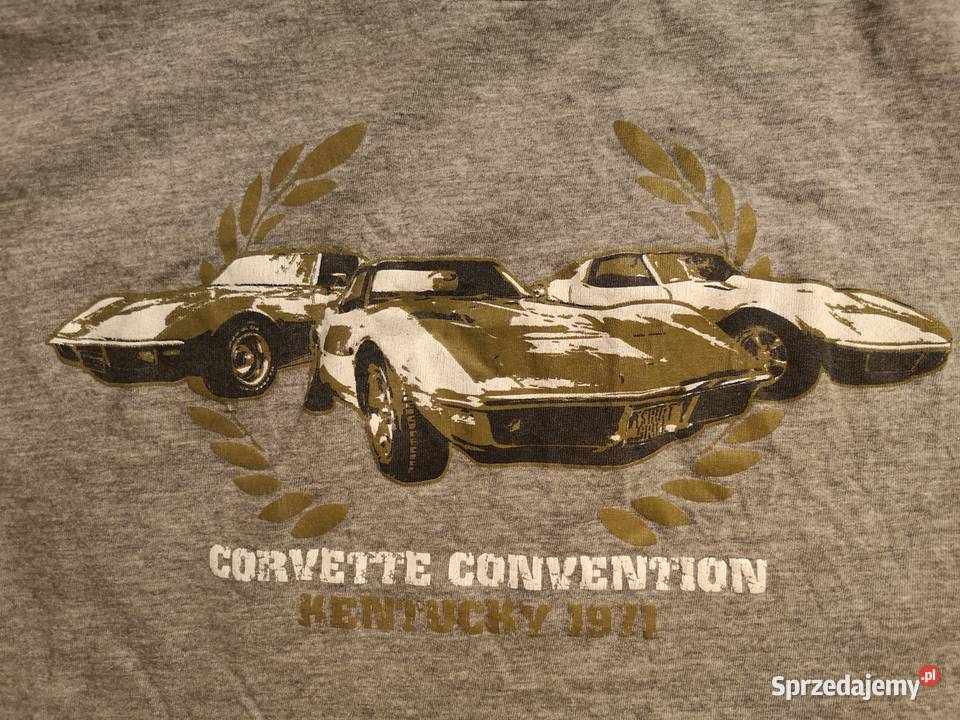 Koszulka t shirt Chevrolet Corvette Convention warmińsko-mazurskie Kętrzyn
