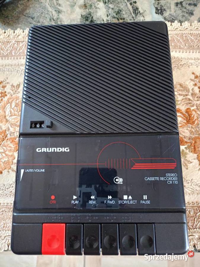 Zabytkowy Magnetofon GRUNDIG CR110 Stereo Drawski Młyn
