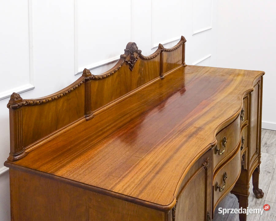 Drewniana Komoda angielska Chippendale MAHOŃ wielkopolskie Kalisz