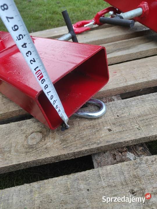 Zawiesie trawers hakowe na jedną widły wózka