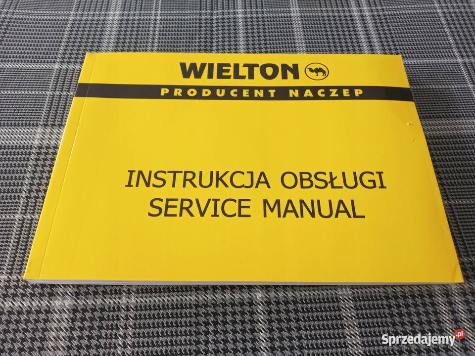 WIELTON Naczepa Przyczepa Instrukcja Obsługi Łódź