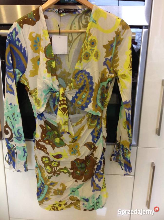 Sukienka Mini Damska ZARA S NOWA Zara Nowa Sól