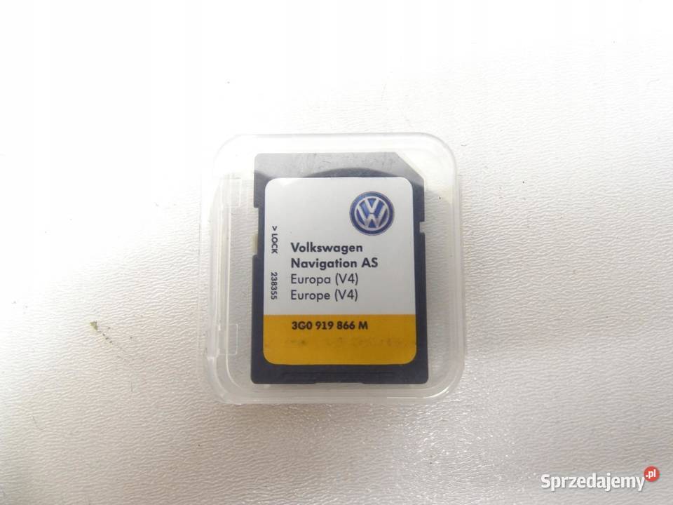 KARTA SD NAVI NAWIGACJI EUROPA VW 3G0919866M