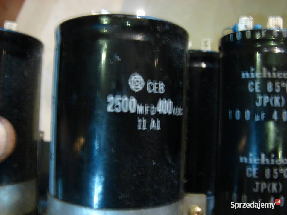 Kondensator elektrolityczny 2500uF 400V DC 100uF pomorskie