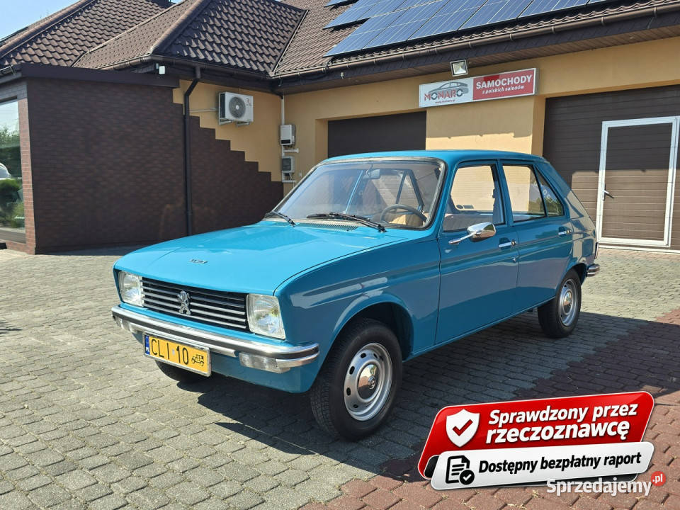 Peugeot 104 Wersja GL Pojazd Zabytkowy 1977 kujawsko-pomorskie Nasiegniewo