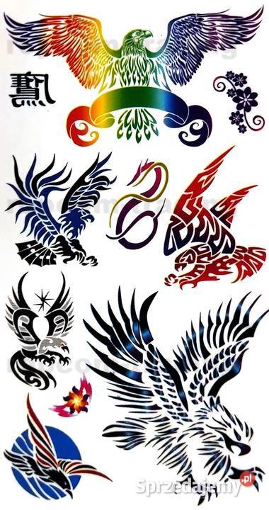 Zestaw Tatuaży Tatuaże Tymczasowe Zmywalne małopolskie