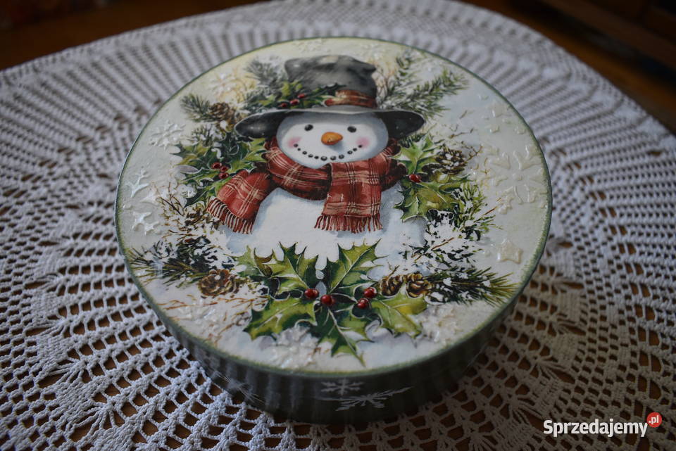 Ozdobne pudełko rekodzieło decoupage