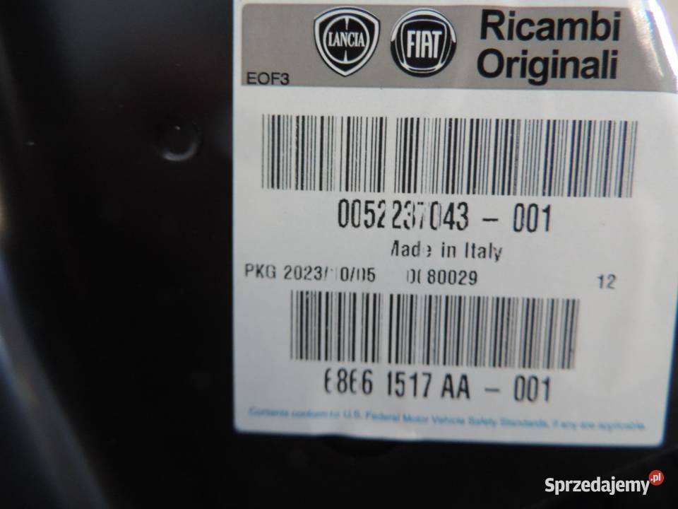 FIAT 500E ELEKTRYK DRZWI LEWE PRZÓD NOWE