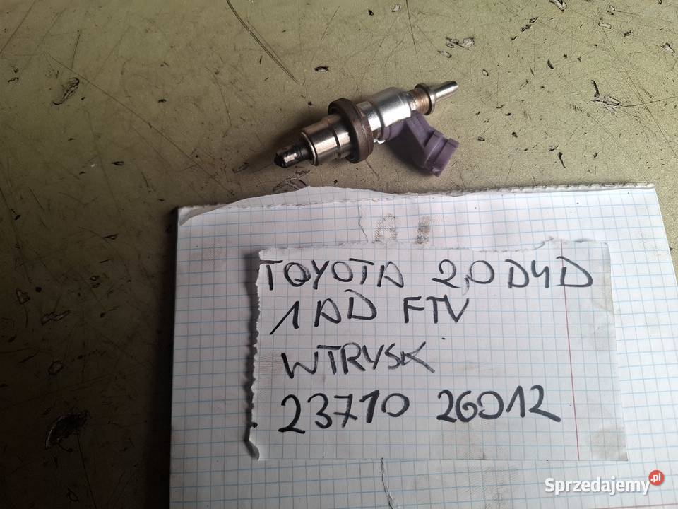 TOYOTA AVENSIS 20 D4D 1AD FTV wtrysk paliwa Kielce