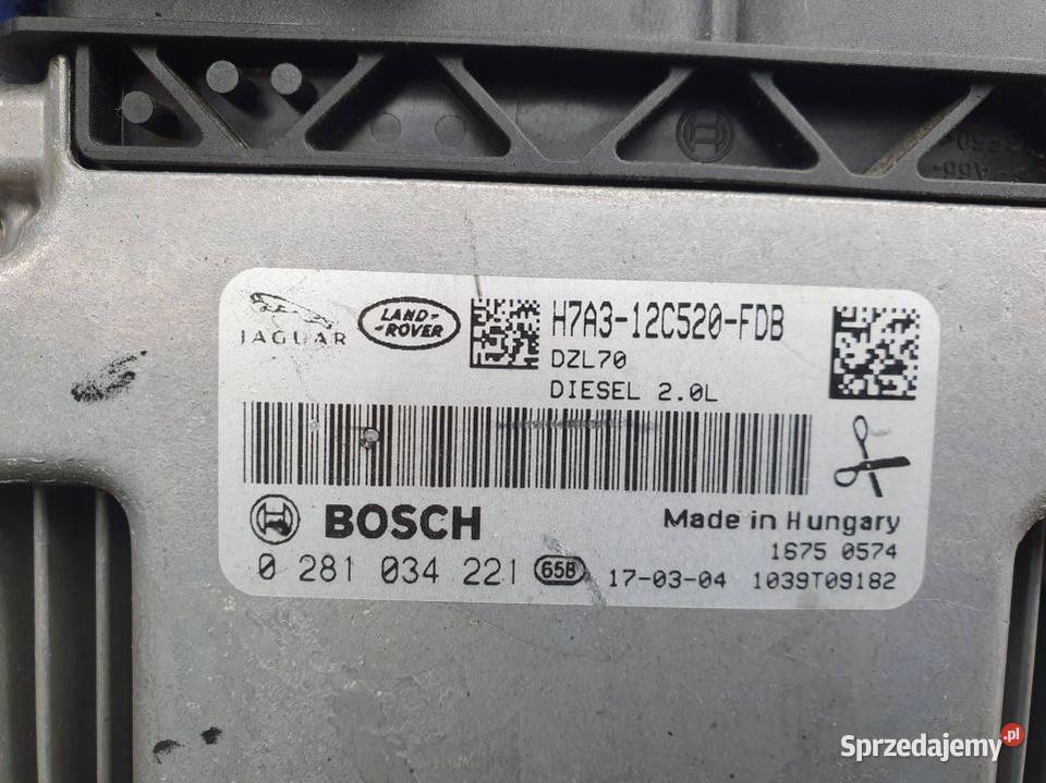 KOMPUTER JAGUAR XF PURE H7A312C520FDB osobowe Lipno