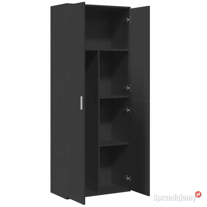 Wysoka szafka czarna 70x35x180 materiał Pozostałe Warszawa sprzedam