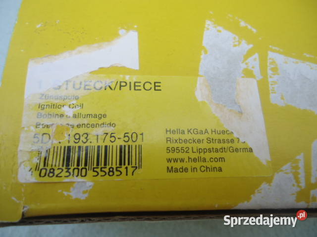 NOWA CEWKA ZAPŁONOWA HELLA 5DA 193 175501