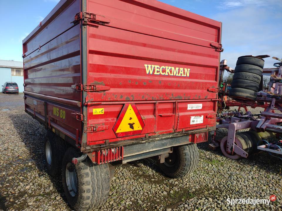 Przyczepa rolnicza 8 ton wywrotka na tył