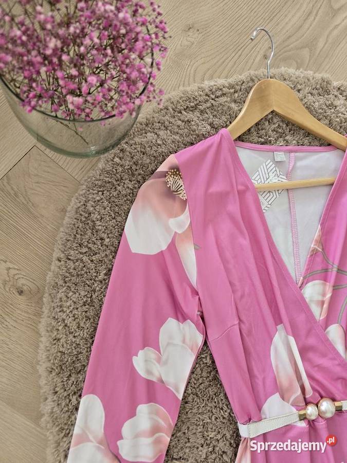 Sukienka asymetryczna Pastelowe Kwiaty Rybnik