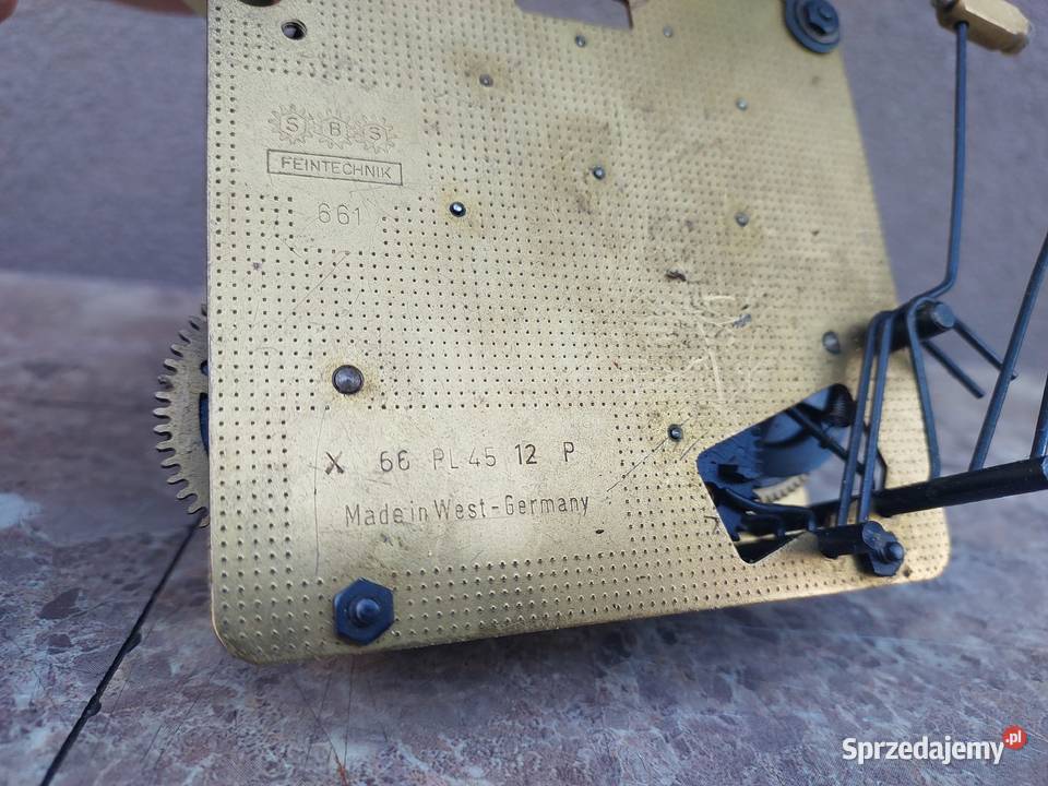 M224 Mechanizm starego zegara ściennego SBS