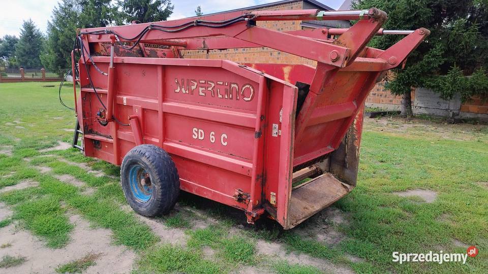 Ścielarka Rozdrabniacz Wóz paszowy SUPERTINO SD wielkopolskie Kowale Pańskie