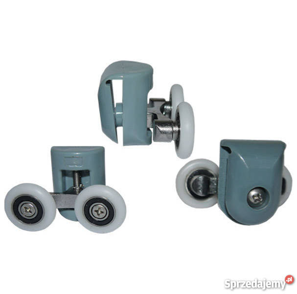 Rolki podwójne do kabin prysznicowych 23 25mm Poznań